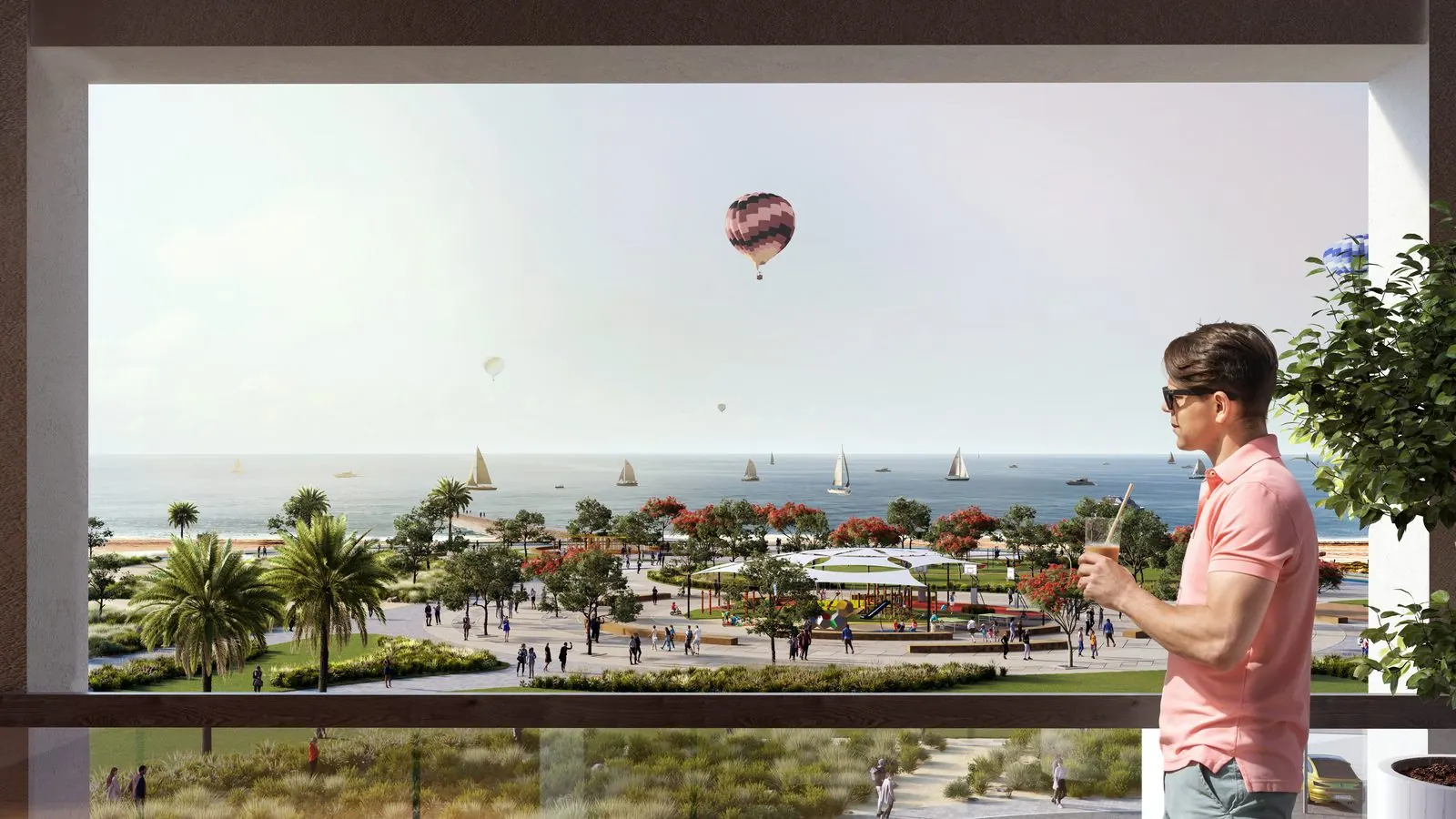 The Sustainable City - Yiti coastal community view